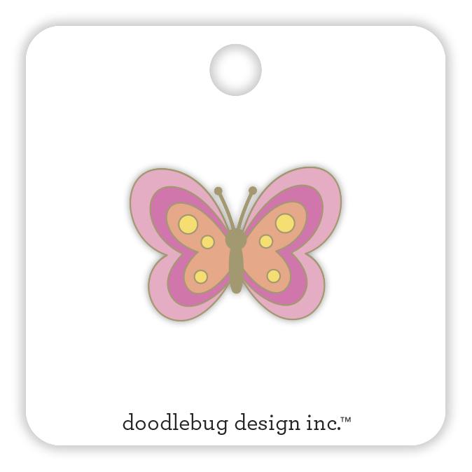 Pink and Purple Butterfly Pin | Novelty Pins | Unique Pins | Fun Pins | Cute Pins