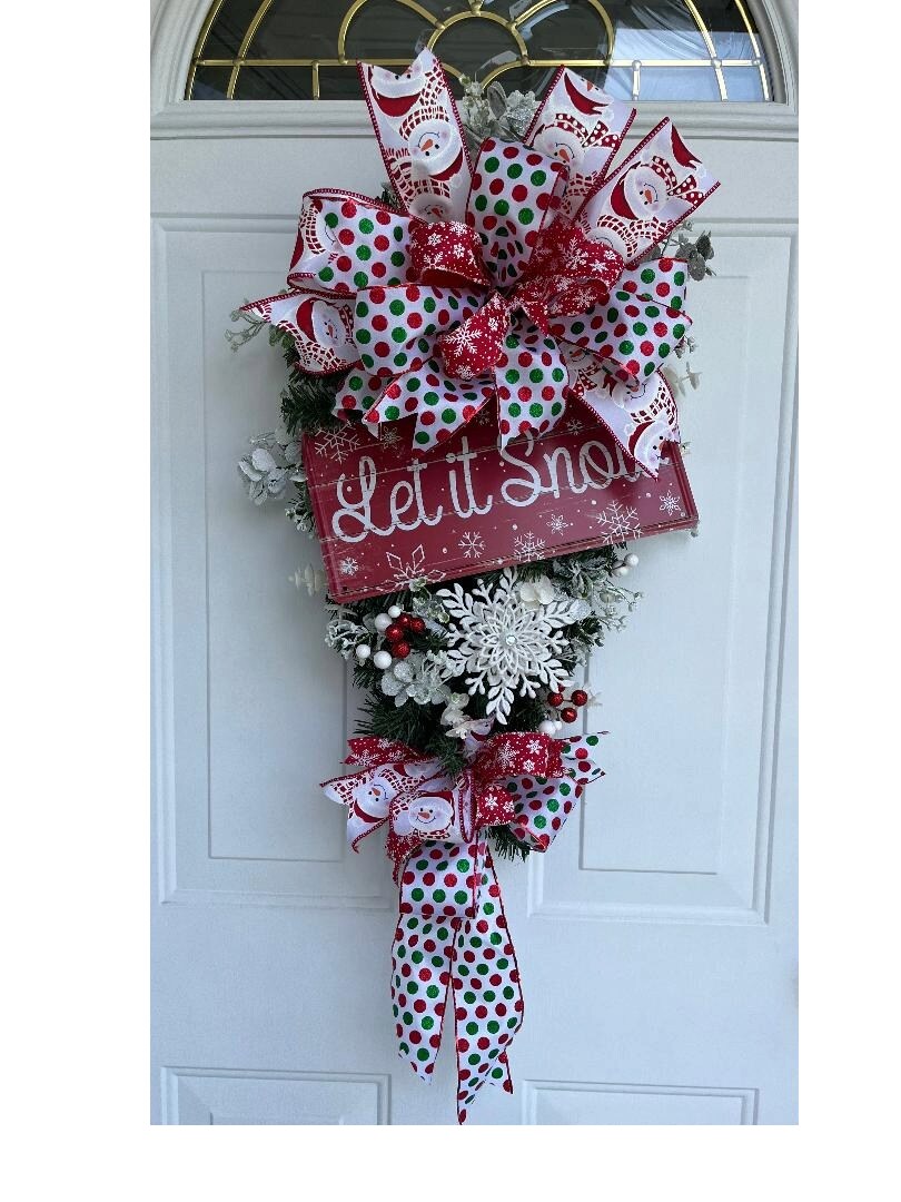 フラワー・リース Christmas swag no.820 Christmas swag, Christmas wreath, door swag, Christmas decoration