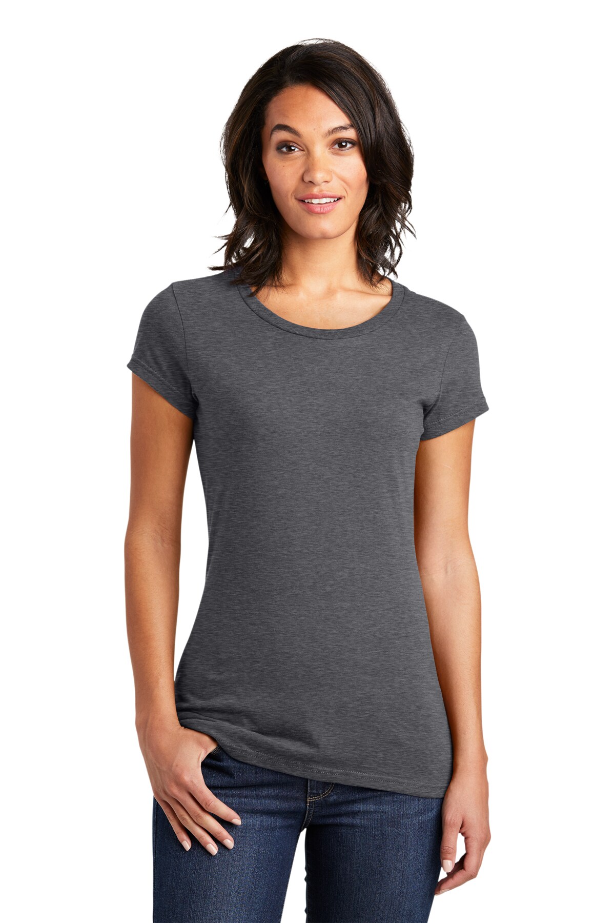 District&#xAE; Women&#x27;s Fitted Crew Neck Short Sleeve T-Shirt