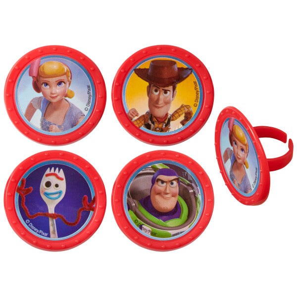 Toy Story 4 Toys Play Cupcake Rings, 12ct