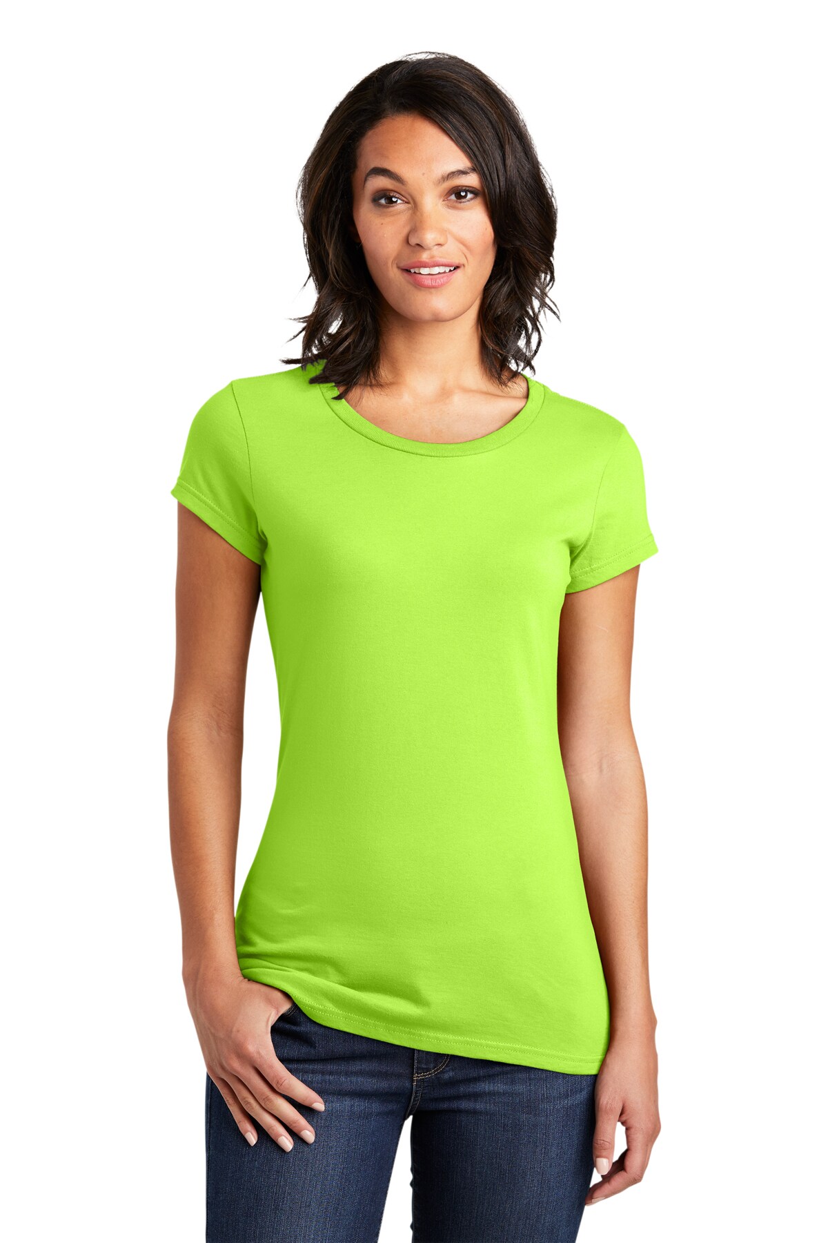 District&#xAE; Women&#x27;s Fitted Crew Neck Short Sleeve T-Shirt
