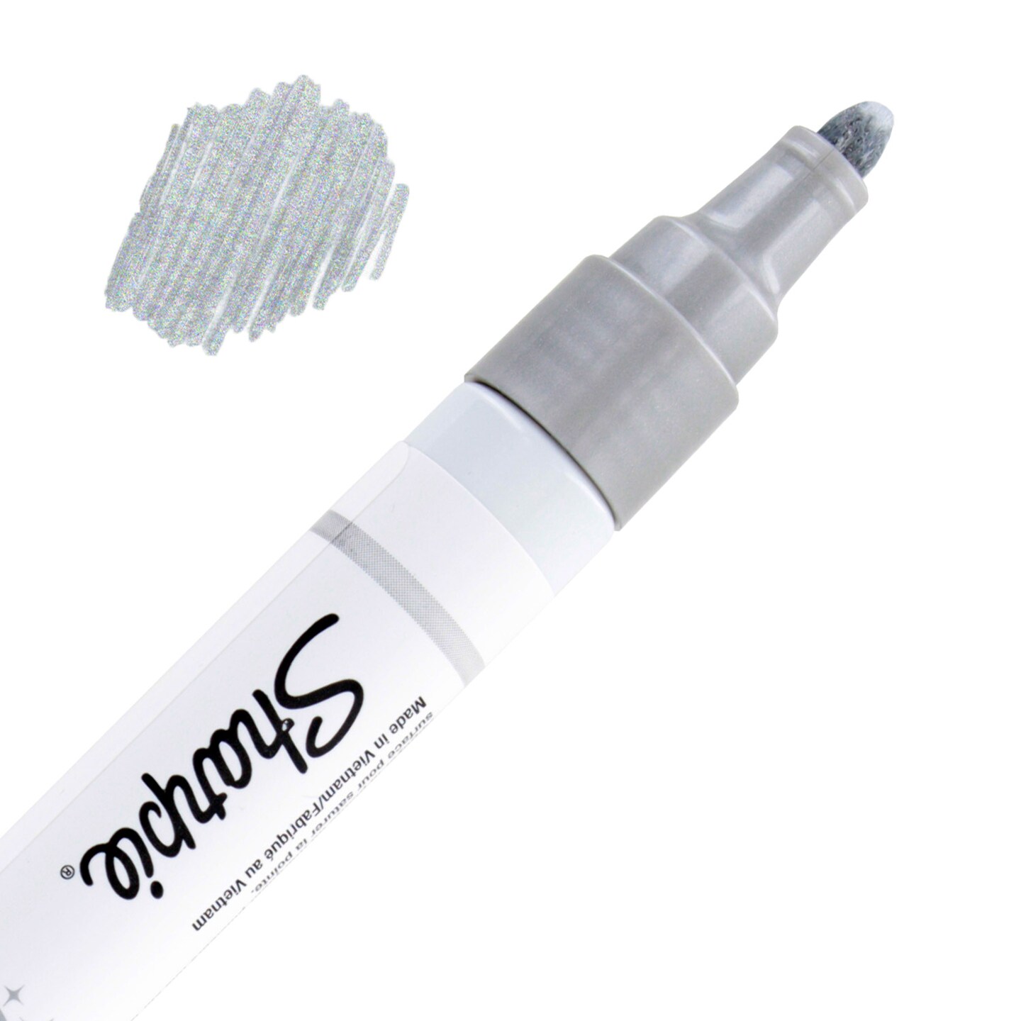 Sharpie Oil-Based Paint Marker, Medium Bullet Tip, Silver, 6-Count