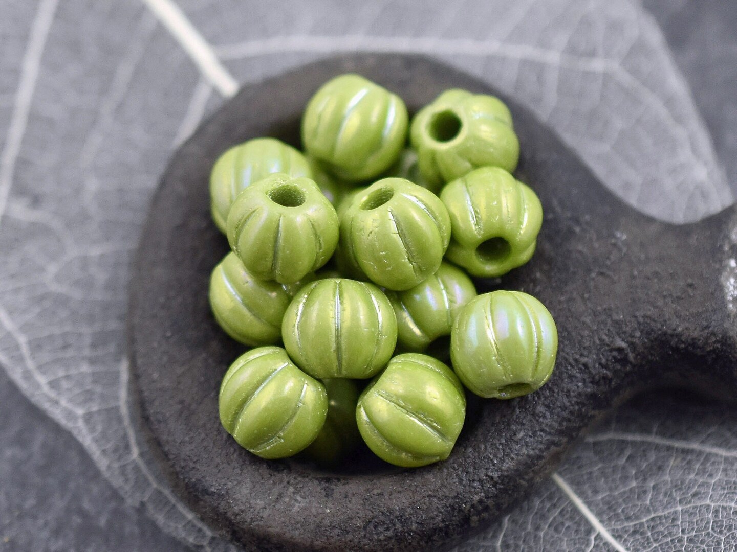 4 40mm Happy Watermelon Beads Sliced Clay Red and Green Fruit Beads by Smileyboy | Michaels