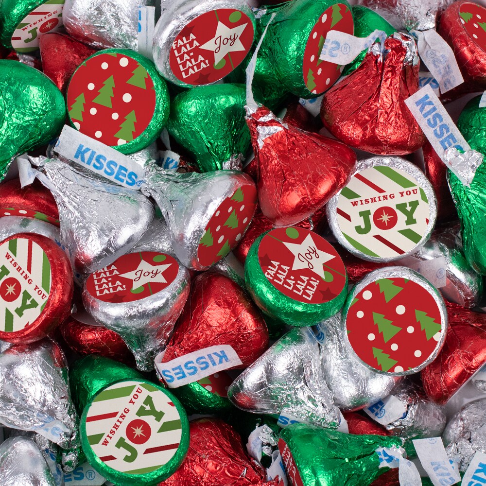 Christmas Candy Party Favors Chocolate Hershey's Kisses Bulk Joy