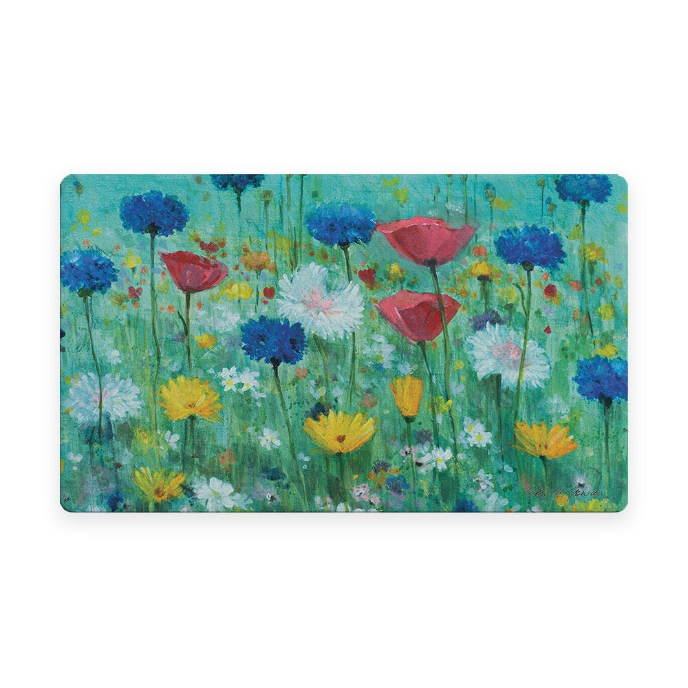 Field of Wildflowers Door Mat (18 x 30") Michaels