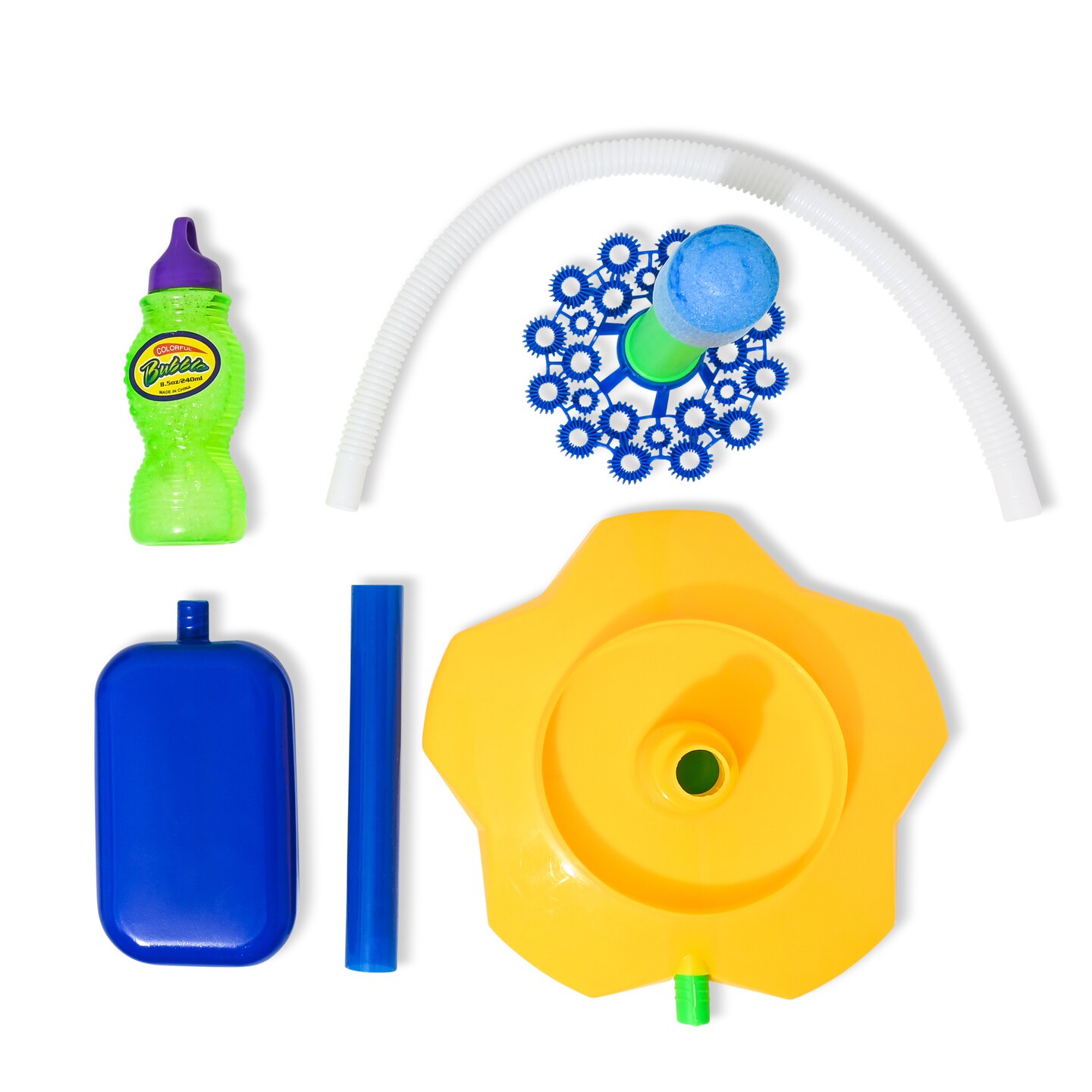 Rocket Launcher Bubbles Outdoor Toys For Kids - 8.5 Oz Bubble Solution Included- Bubble Toys For Summer Outdoor Fun, Outdoor Kids Party, Kids Gift