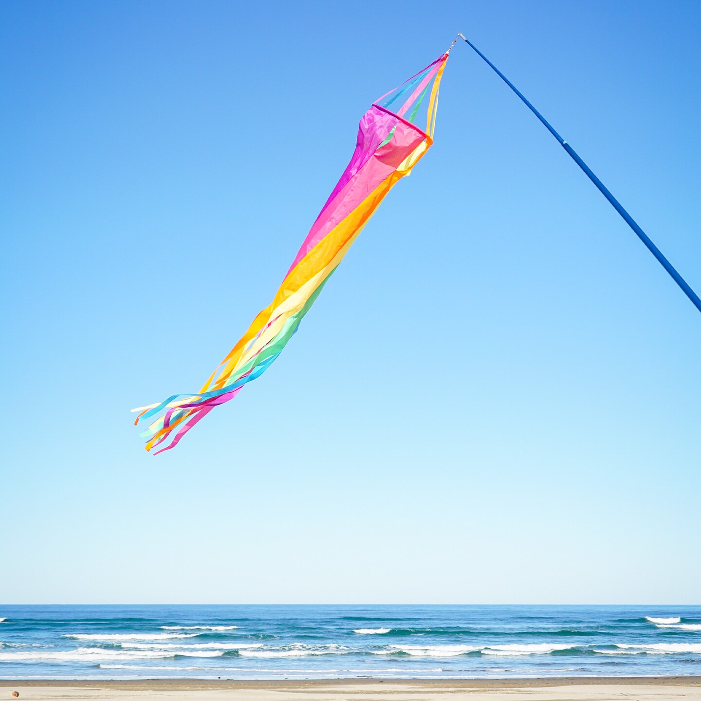 In the Breeze 5228 &#x2014; 60-inch Fiesta Spinsock &#x2014; Colorful and Fun Spinning Windsock, Kite Line Laundry