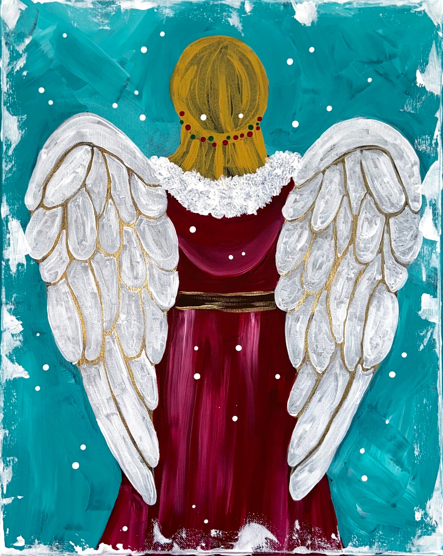 Christmas In July - Winter Angel Paint Party