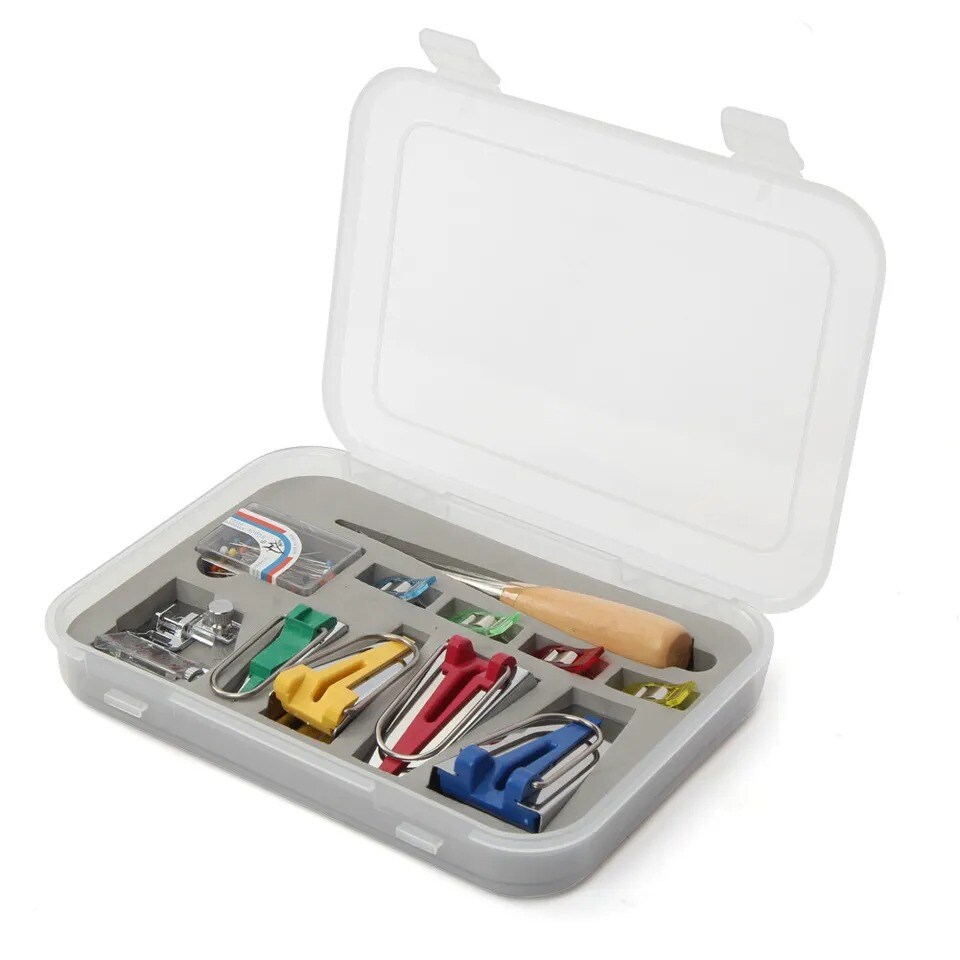 60-Pieces Fabric Bias Binding Tape Maker Kit
