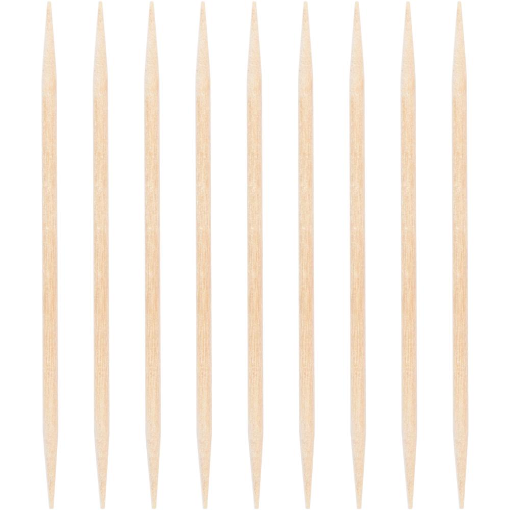 200Ct 2.5&#x22; Wood Toothpicks, Natural, In Dispenser (200/Pkg)