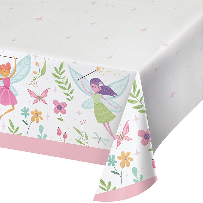 Fairy Forest Tablecover, Paper 54&#x22;x102&#x22; 1ct