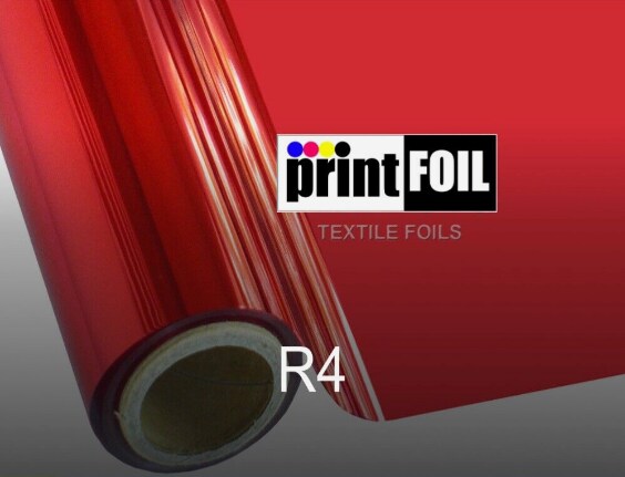 PrintFOIL Metallic Foil Heat Transfer Vinyl Red Iron On Vinyl 12&#x22; X 25ft for HTV Vinyl for DIY Tshirt,Bags,Garments