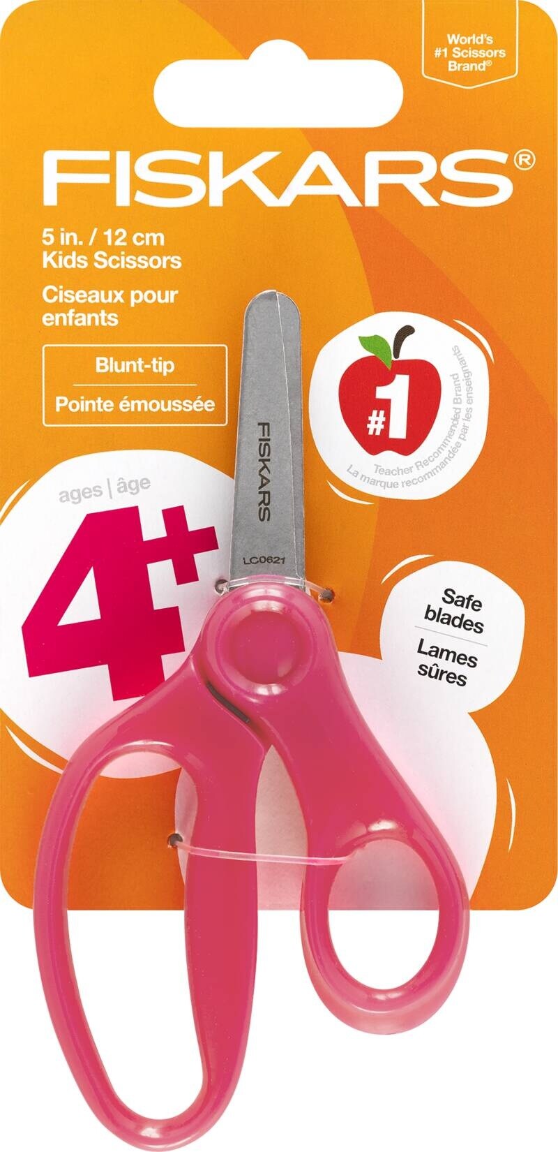 Fiskars Kids Blunt-Tip Scissors 5&#x22;-Pink
