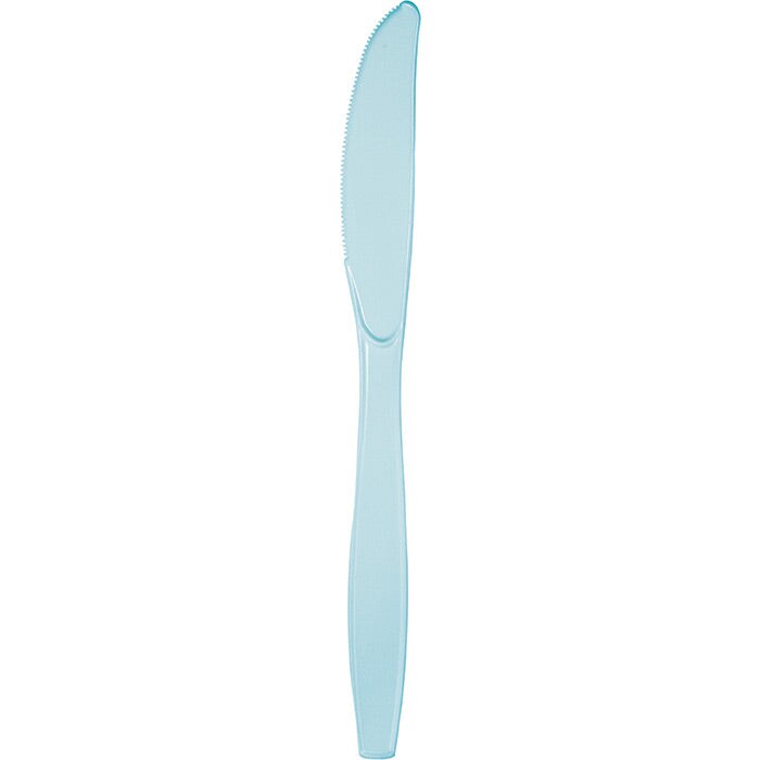 Pastel Blue Plastic Knives, 50 ct
