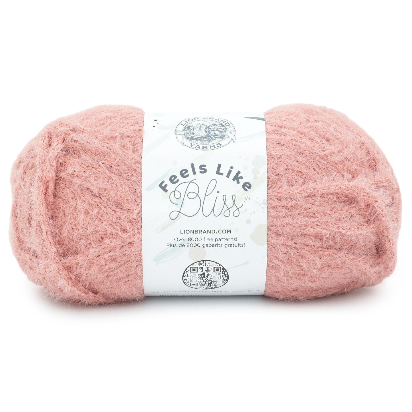 Lion Brand Feels Like Bliss Yarn-Dusty Rose