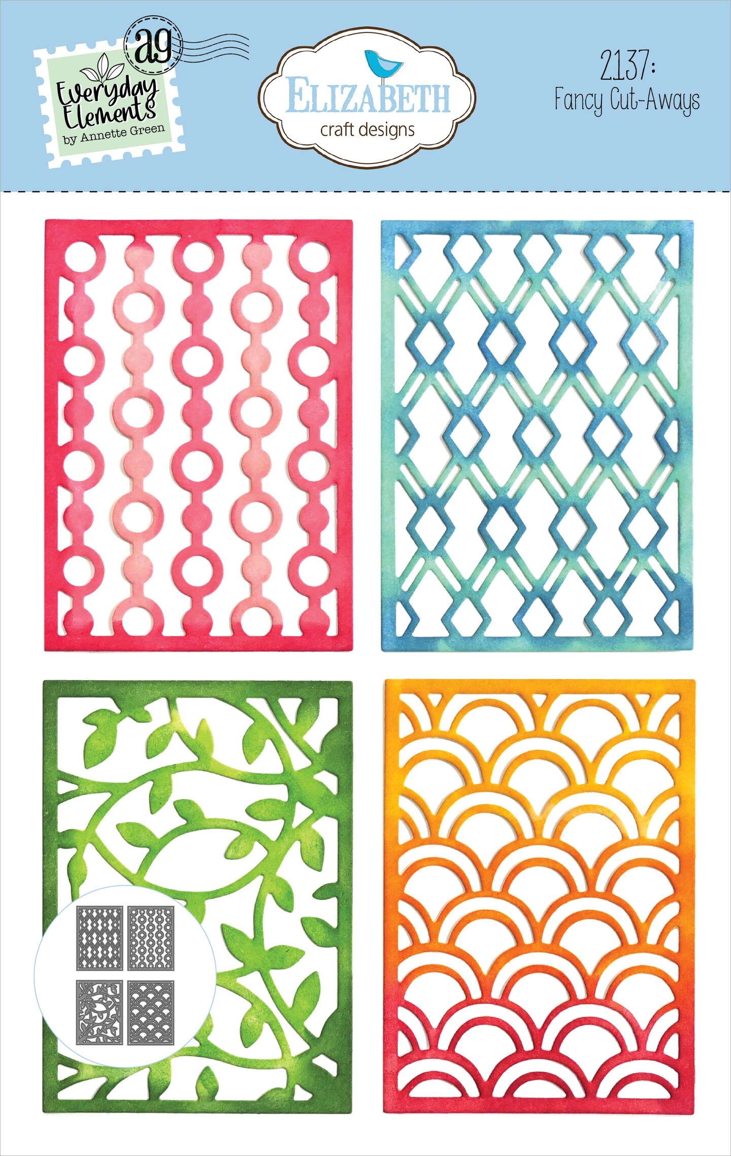 Elizabeth Craft Metal Die-Fancy Cut-Aways