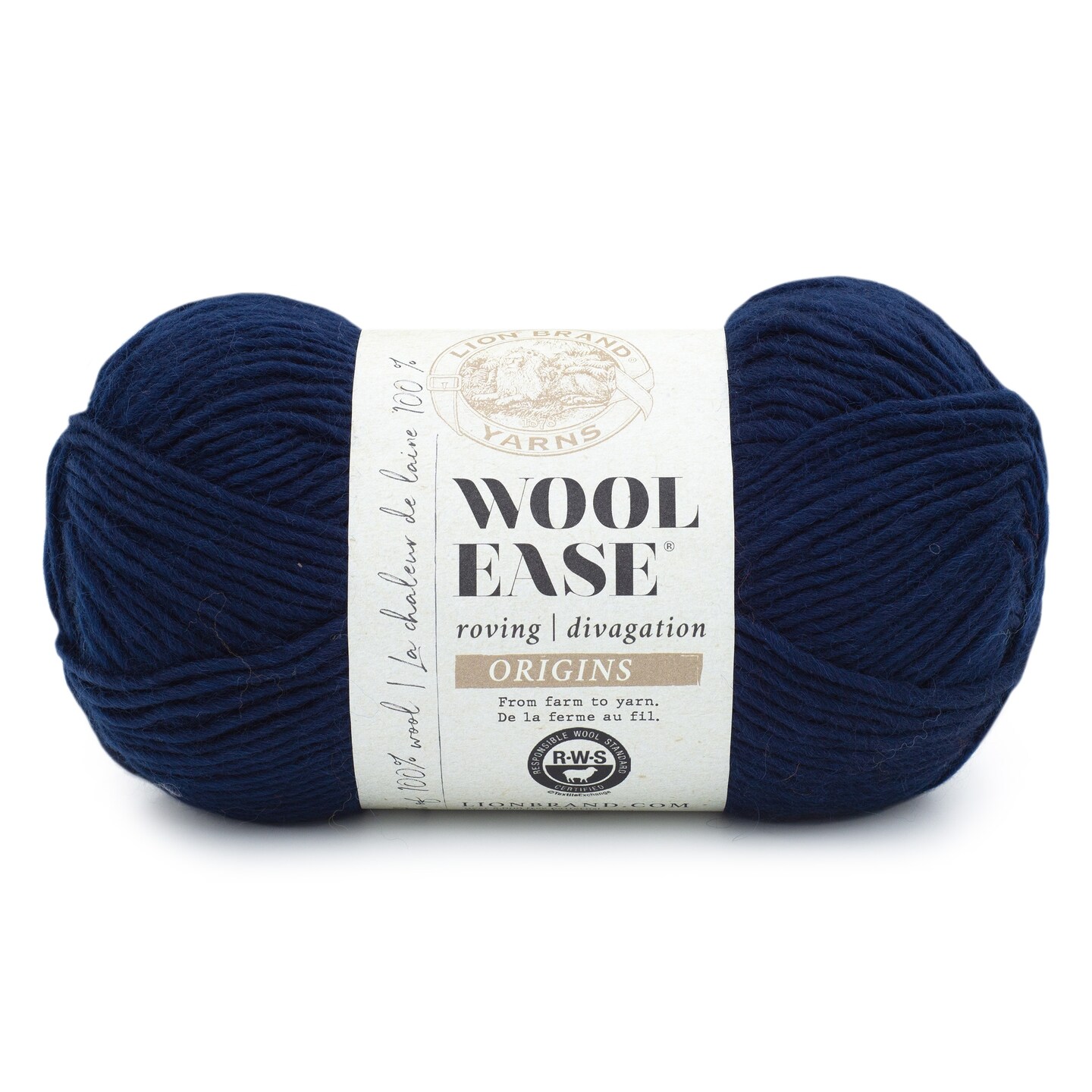Lion Brand Wool-Ease Roving Origins Yarn-Navy | Michaels