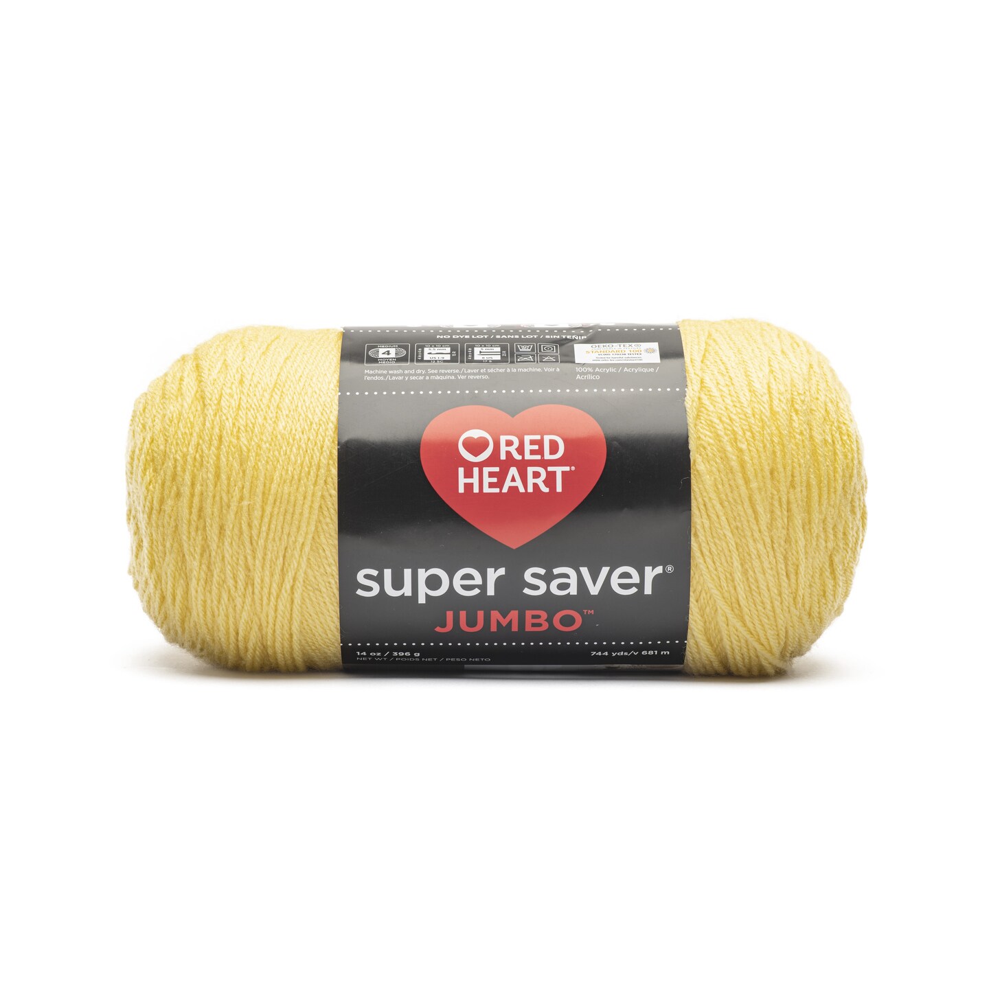 Red Heart Super Saver Jumbo Yarn-Lemon