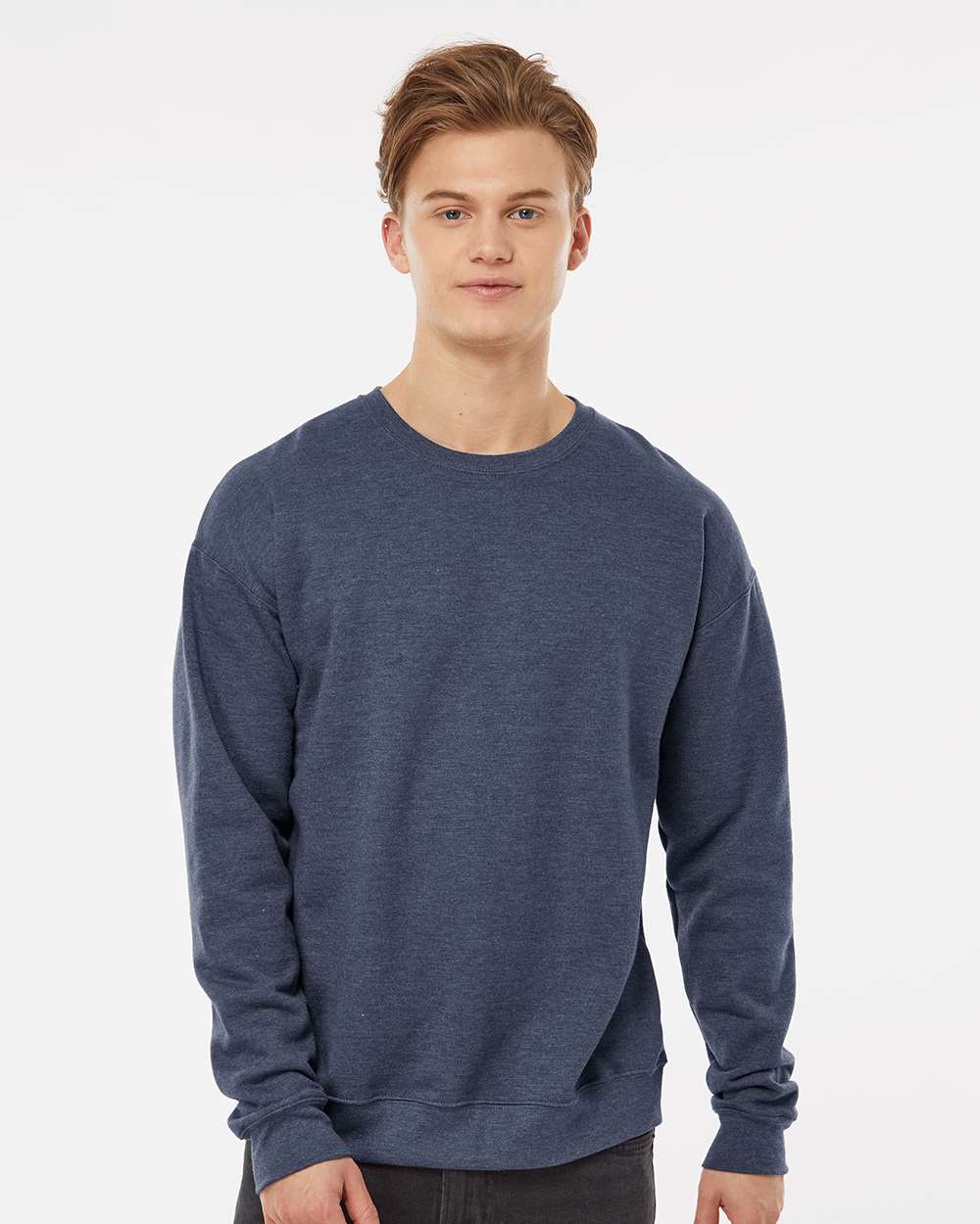 Unisex Men's Casual Sweatshirt Solid Color All Match Fleece Crew Neck Rib  Cuff Male Pullover Streetwear | RAYDAN