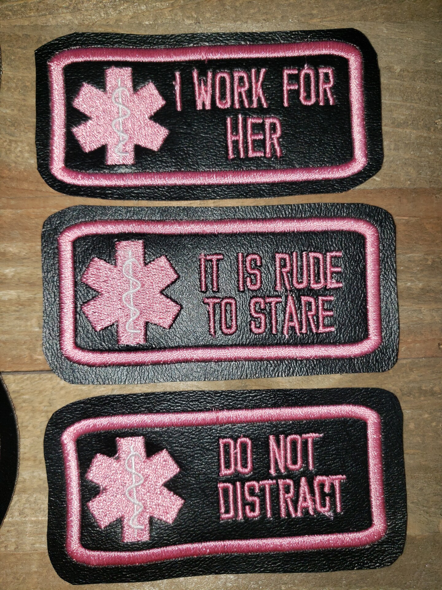 In October We Wear Pink Patch - Leatherette Vegan Leather Patch –  patchpalooza