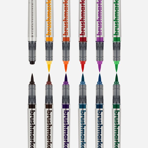 Brushmarker PRO 12 pcs. Set " 11 Basic colours+blender"