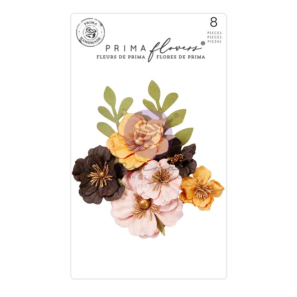 Prima Marketing Mulberry Paper Flowers-First Twilight - Twilight