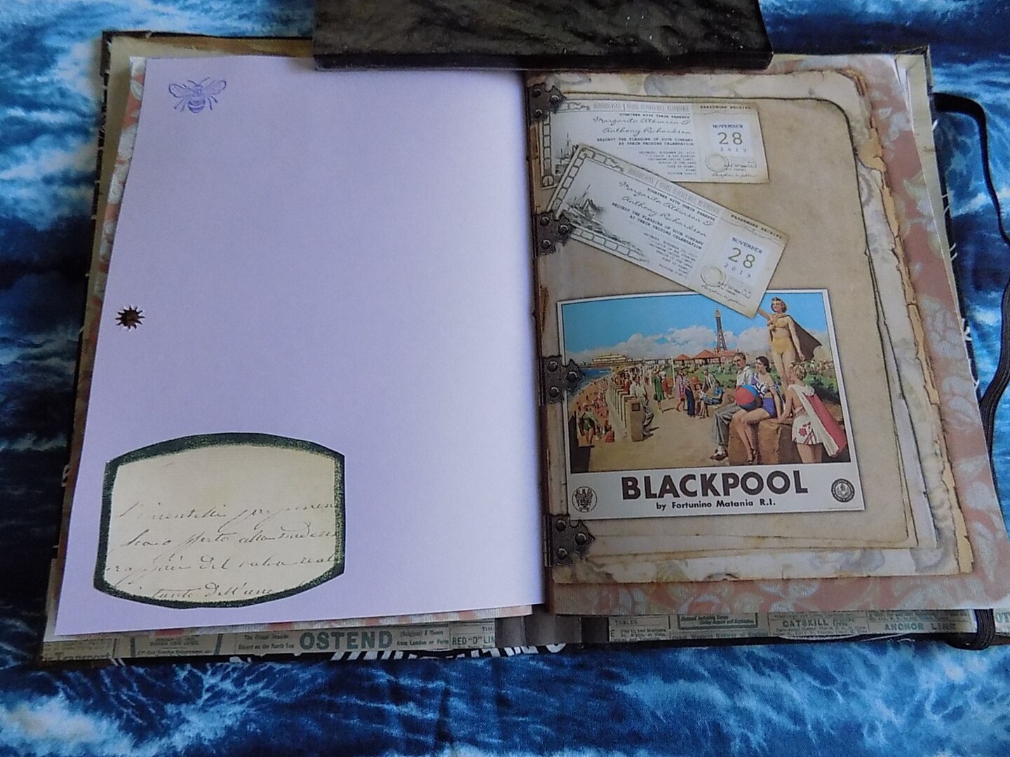 junk journal supplies blank pages and spaces for signatures journaling  papers