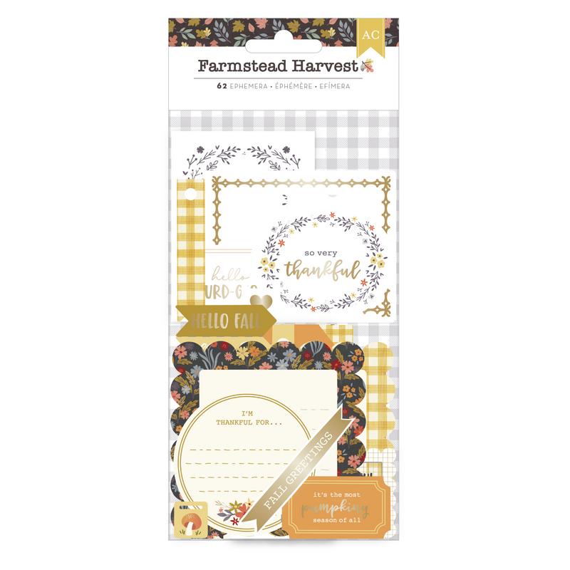 Farmstead Harvest Journaling Ephemera - American Crafts