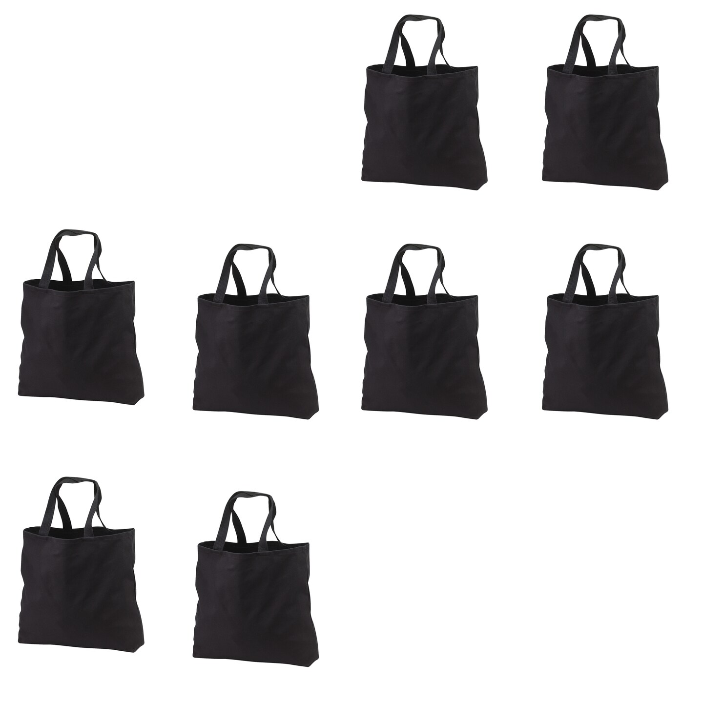 Multipack Heavy Canvas Twill Convention Bag | Reusable Blank Party Favor Tote Bags for Daily Use | Raheev®