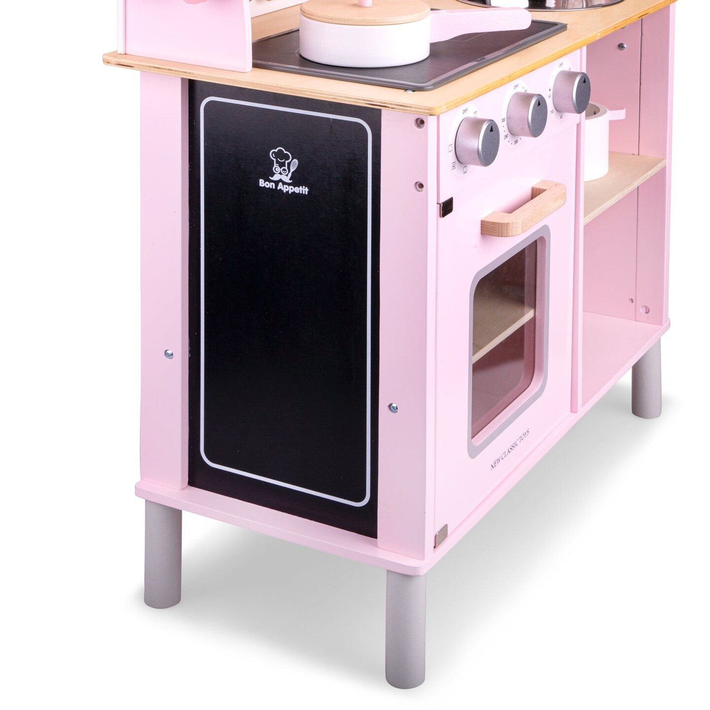 New Classic Toys Kitchenette Modern Electric Cooking, Pink