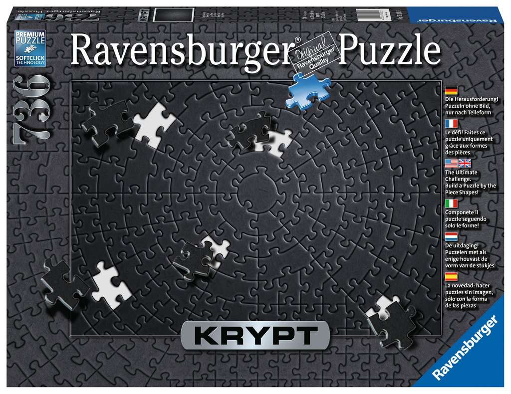 Ravensburger Krypt Black Jigsaw Puzzle