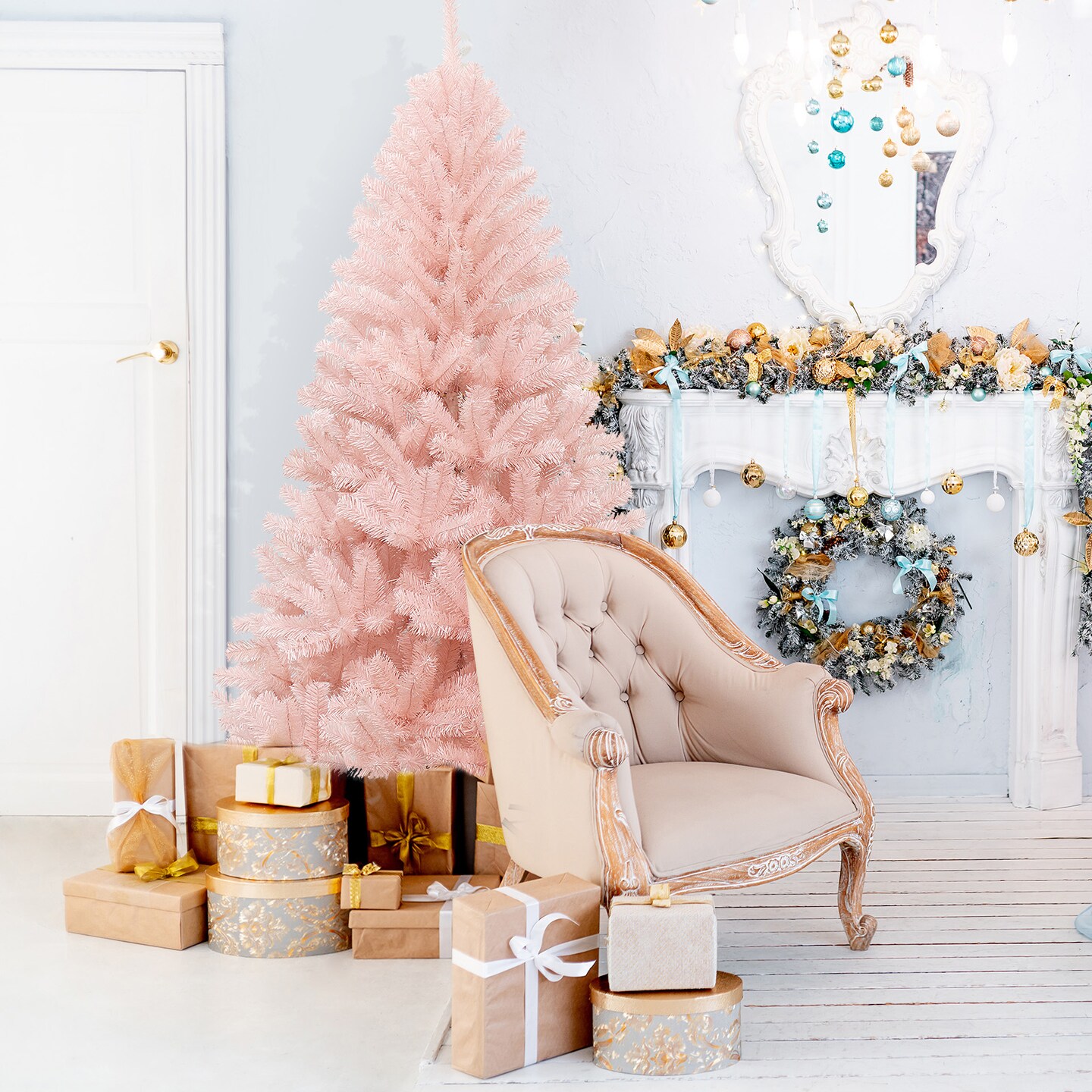 Artificial Christmas Tree Hinged Full Fir Tree