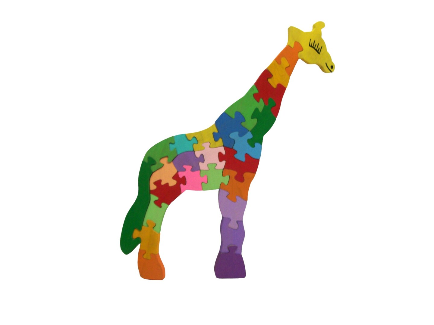 Wooden giraffe hot sale alphabet puzzle