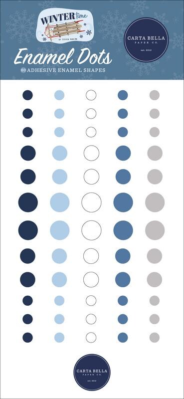 Wintertime Enamel Dots - Carta Bella