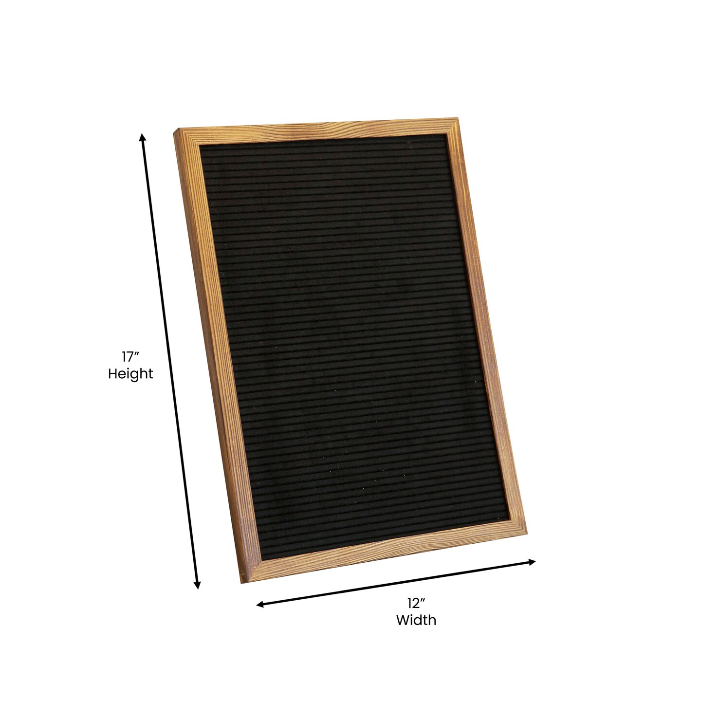 Merrick Lane Bellamy Wood Letter Board Set with Felt Facing, 389 Letters Including Numbers, Symbols, Icons and a Canvas Carrying Case
