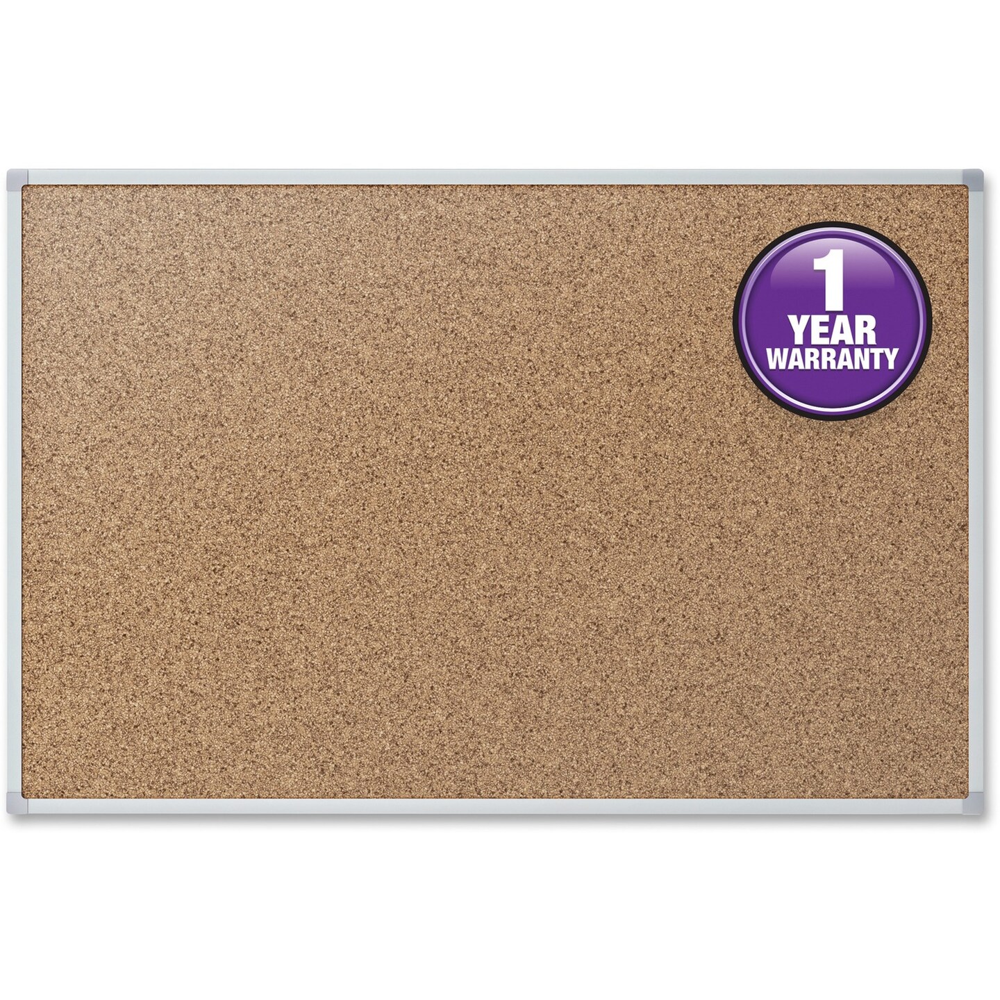 Mead Cork Board, 2&#x22;x3&#x22;, Aluminum