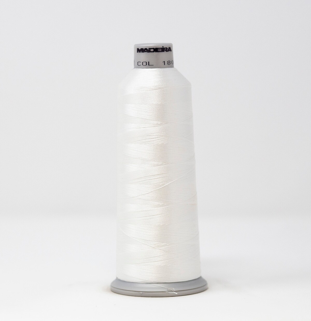 Polyneon Machine Embroidery Thread -- 5,500 yards spool -- Natural White Color -- Ref. #1804 by Madeira®