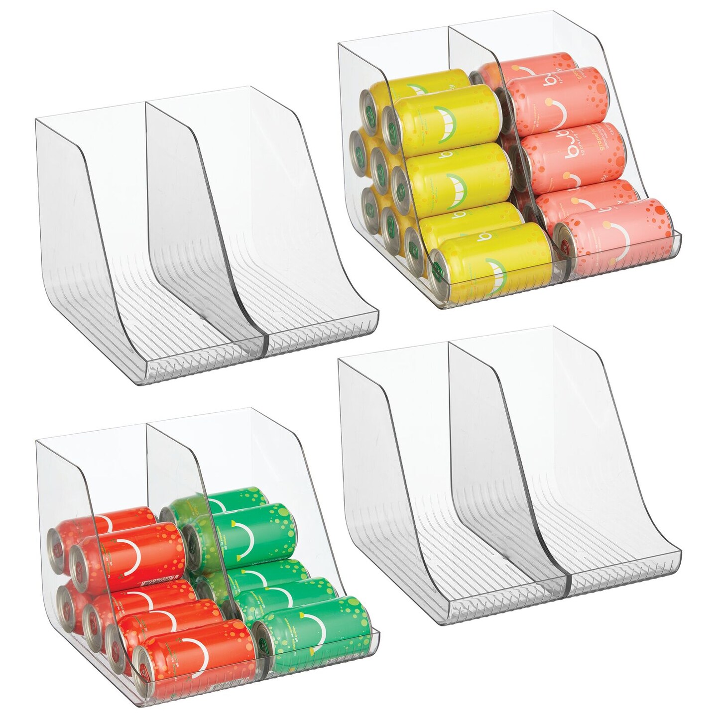 mDesign Plastic Water Bottle Storage Organizer Bin for Fridge | Michaels