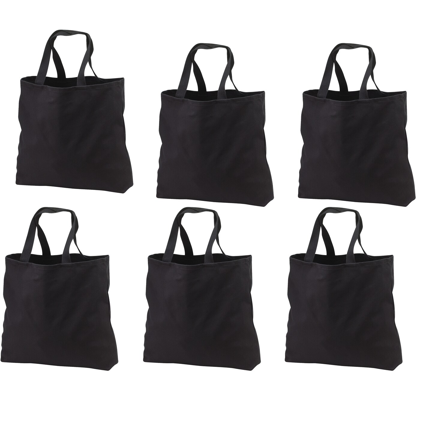 Multipack Heavy Canvas Twill Convention Bag | Reusable Blank Party Favor Tote Bags for Daily Use | Raheev®