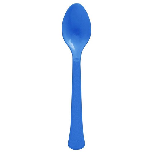 Royal Blue Heavy Weight Plastic Spoons | Michaels