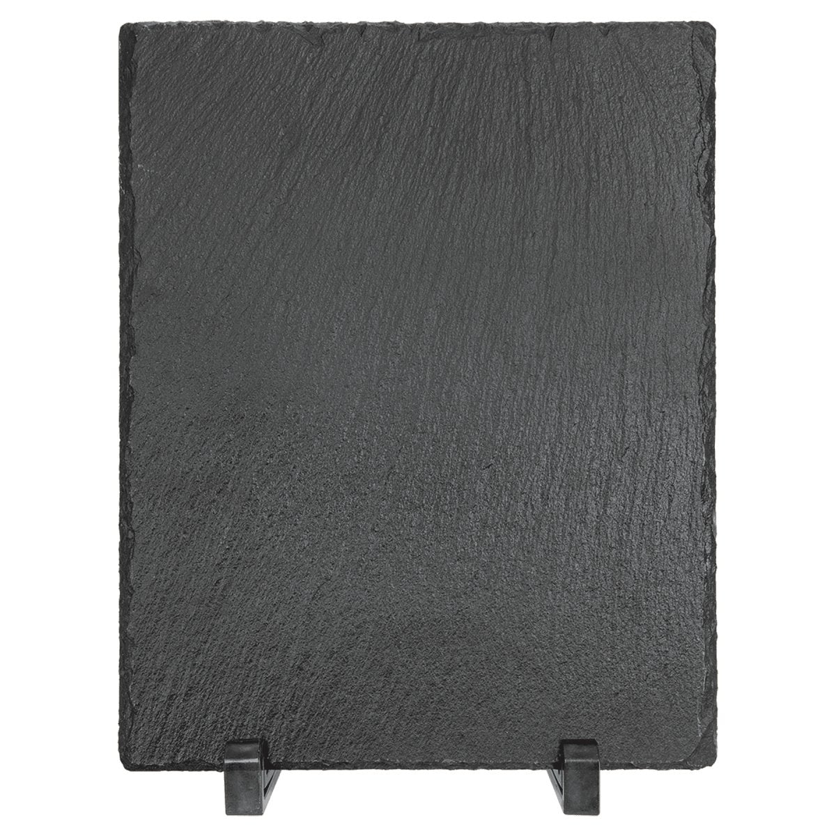 Laserable Slate Decor with Plastic Stands, Rectangle 9&#x22; x 7&#x22;