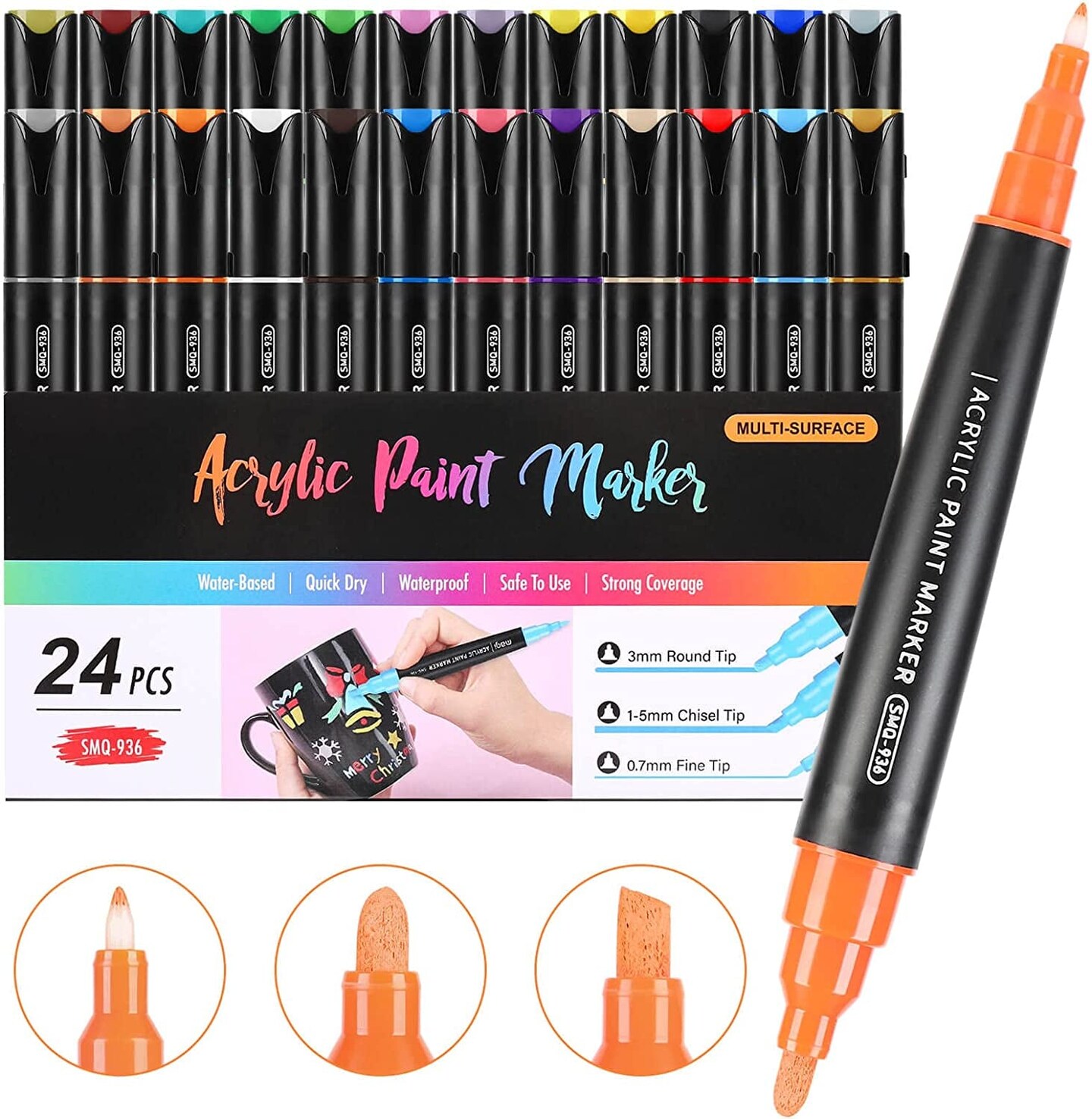 Metallic Paint Markers | 1.2mm Bullet Tip