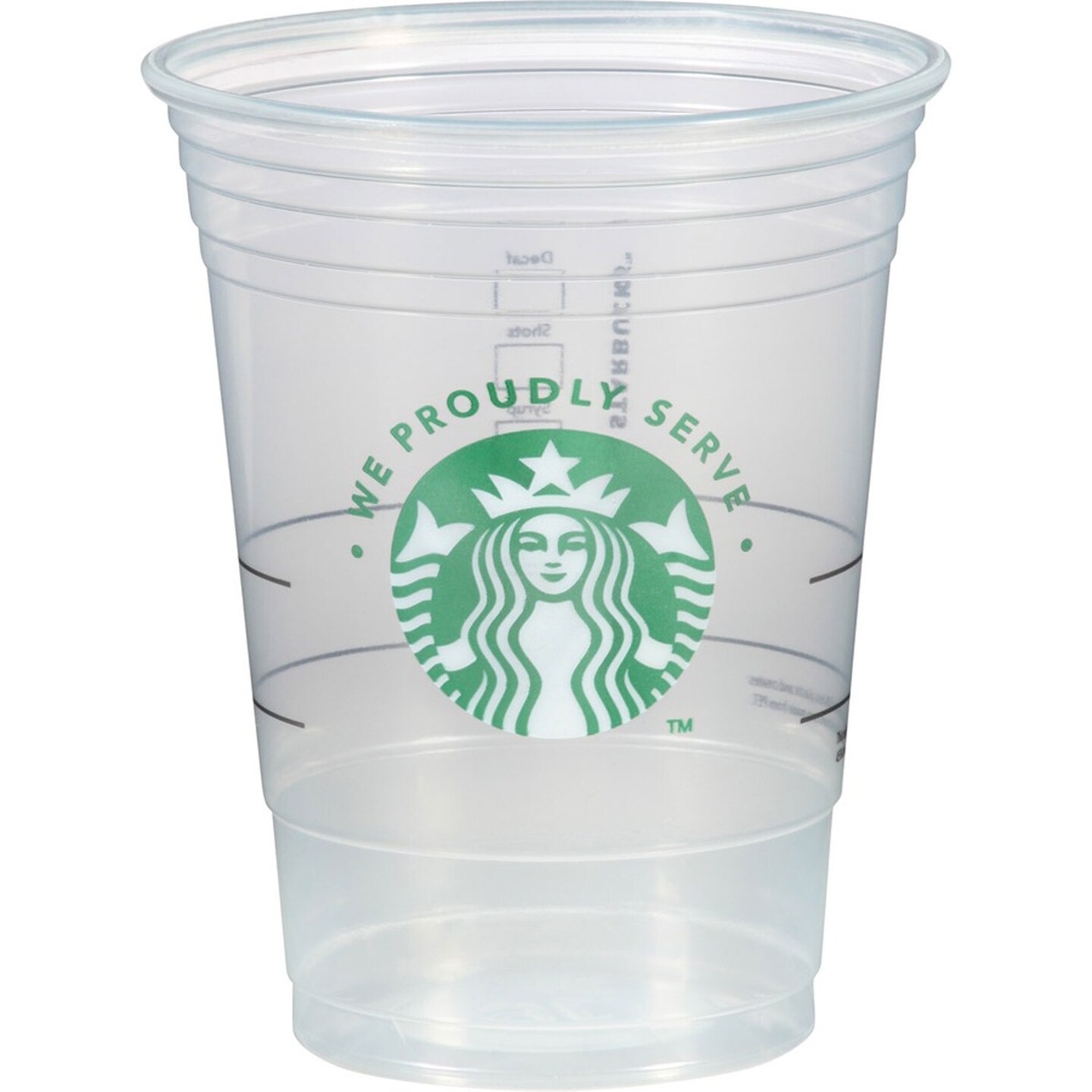 Starbucks Cold Cups, 16 fl oz, 1000/Carton, Clear, Green, Polypropylene,  Cold Drink Michaels
