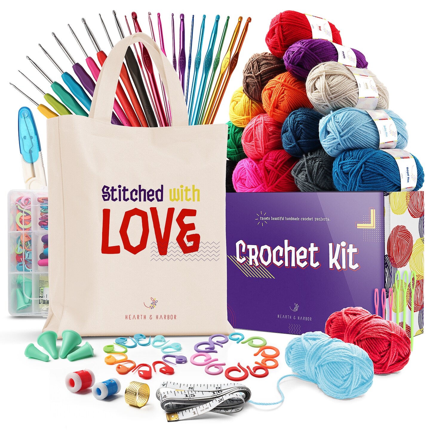 Hearth &#x26; Harbor DIY Crochet Kit
