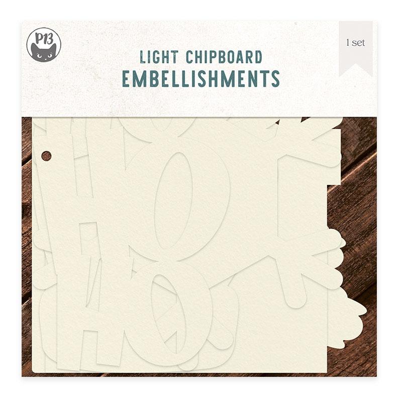 Light Chipboard Album Base - Santa&#x27;s Workshop - P13