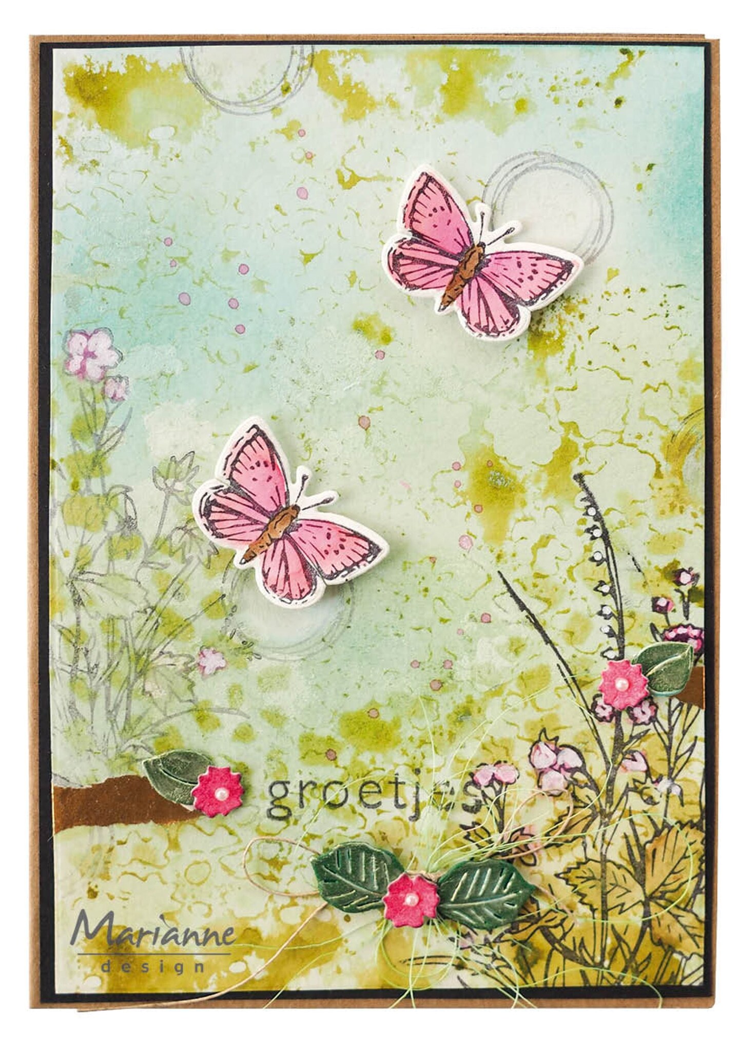 Marianne Design Tiny&#x27;s Butterfly Textures Mask