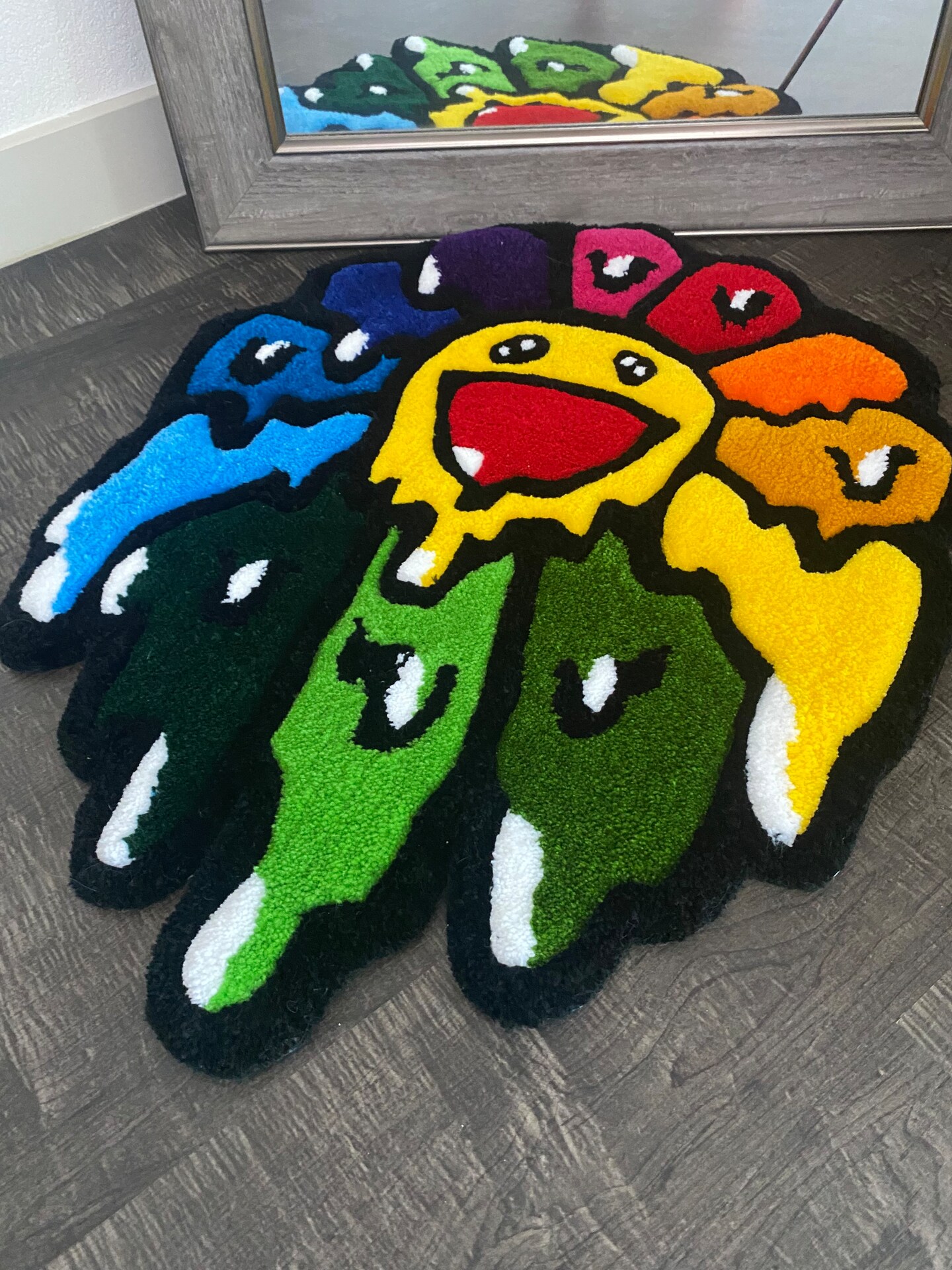 新品未開封 MIYOSHI RUG MOOON SMILEY FACE RUG en by MIYOSHI RUG × ALWAYTH 