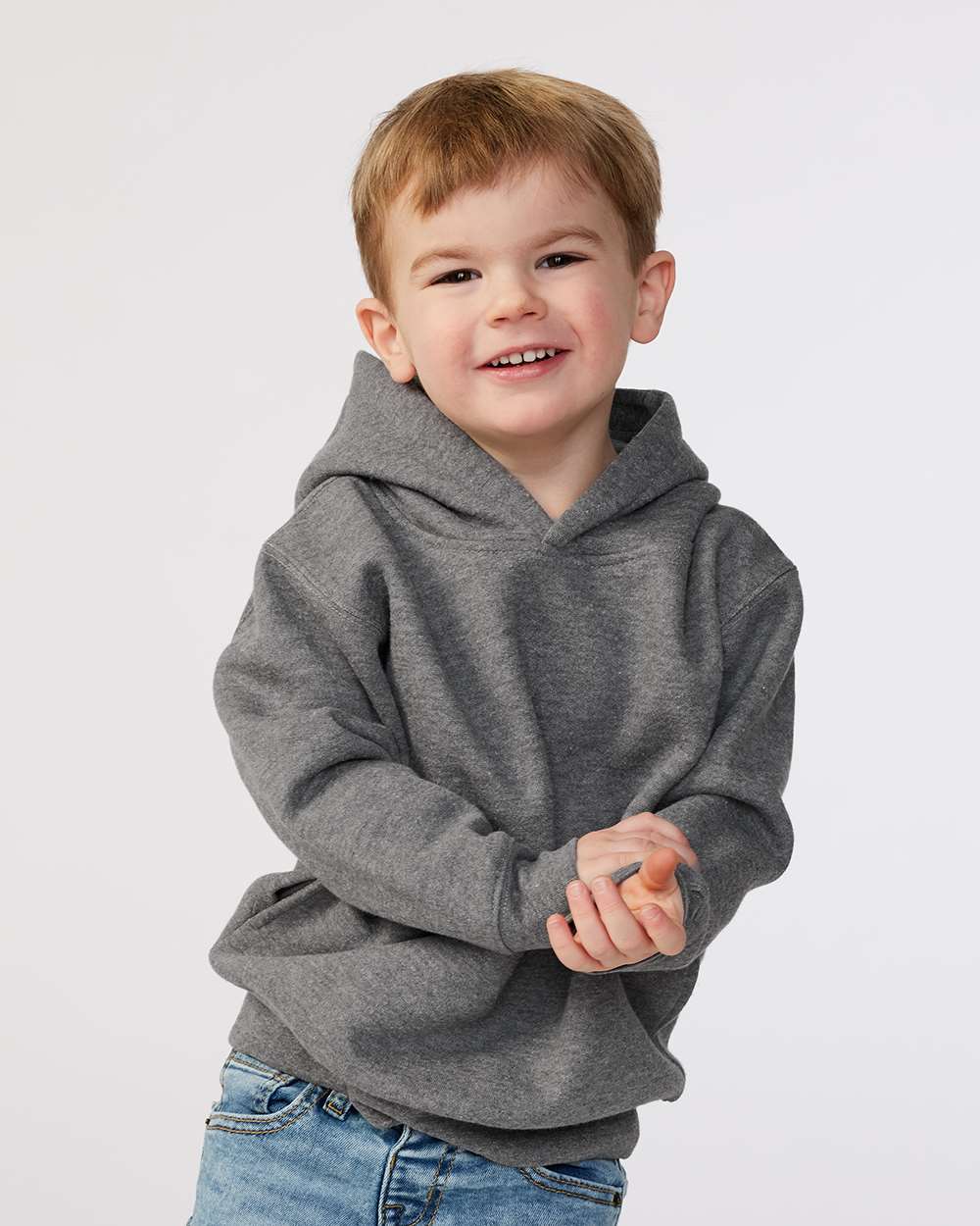 Toddler Pullover FleeceTurtle Neck Long Sleeve Hoodie