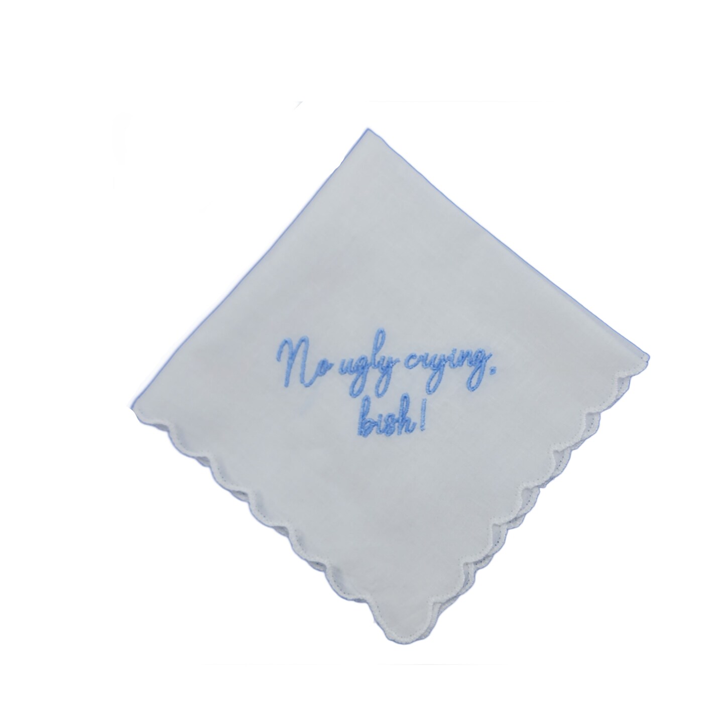 Handwriting Embroidery Handkerchief, Wedding