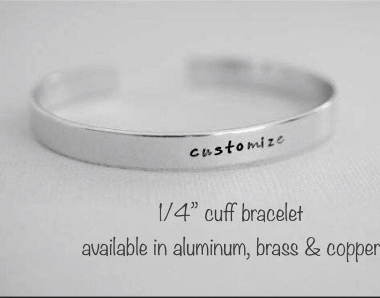 Engrave your sale own bracelet